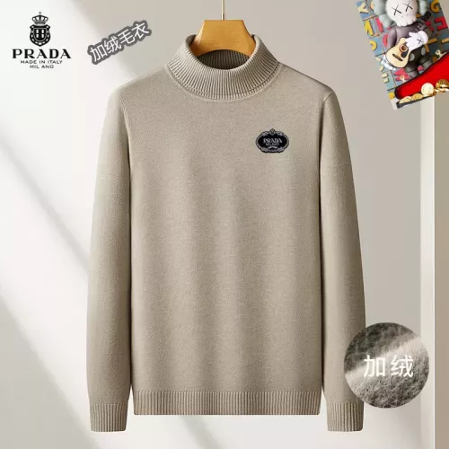 Prada Sweater Long Sleeved For Men #1277354 $48.00 USD, Wholesale Replica Prada Sweater