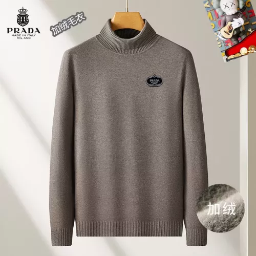 Prada Sweater Long Sleeved For Men #1277355 $48.00 USD, Wholesale Replica Prada Sweater