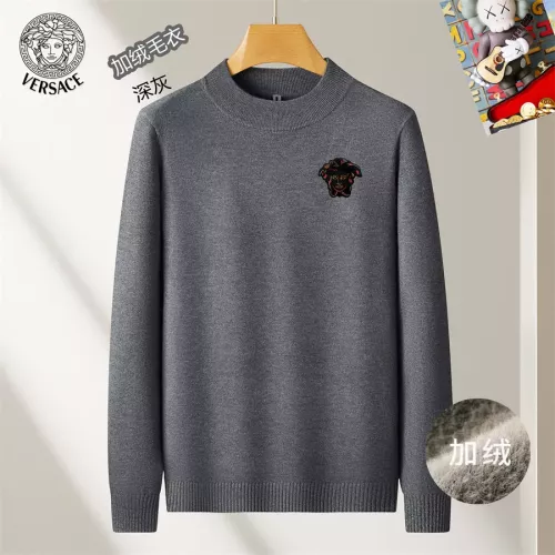 Versace Sweaters Long Sleeved For Men #1277374 $48.00 USD, Wholesale Replica Versace Sweaters