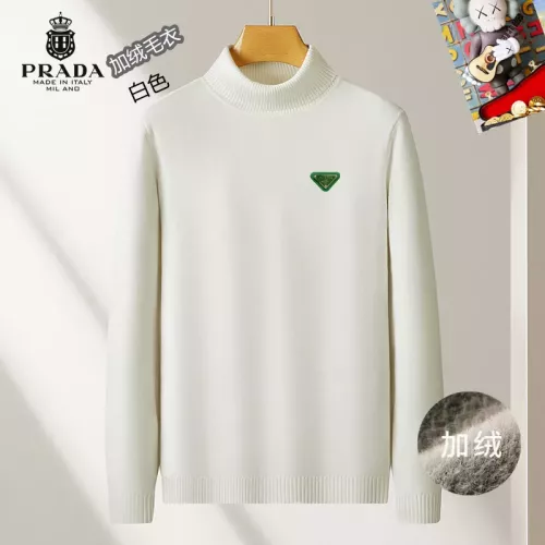 Prada Sweater Long Sleeved For Men #1277437 $48.00 USD, Wholesale Replica Prada Sweater