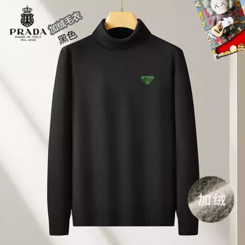 Prada Sweater Long Sleeved For Men #1277438 $48.00 USD, Wholesale Replica Prada Sweater