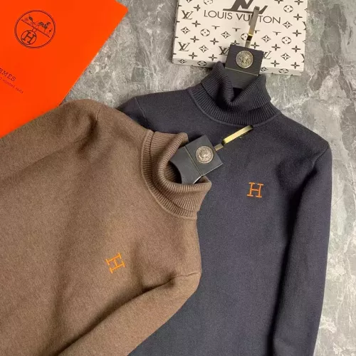 Replica Hermes Sweaters Long Sleeved For Men #1277574 $52.00 USD for Wholesale