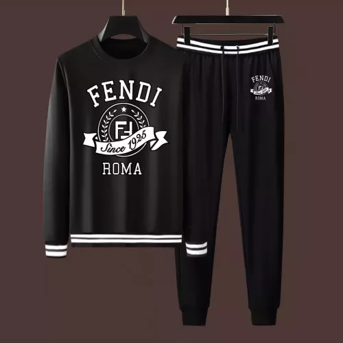 Fendi Tracksuits Long Sleeved For Men #1277601 $88.00 USD, Wholesale Replica Fendi Tracksuits