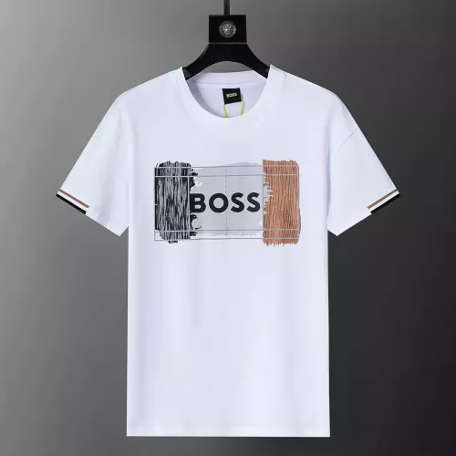 Boss T-Shirts Short Sleeved For Men #1277629 $25.00 USD, Wholesale Replica Hugo Boss T-Shirts 1:1 Quality