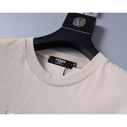 Replica Fendi T-Shirts Short Sleeved For Men #1277632 $25.00 USD for Wholesale