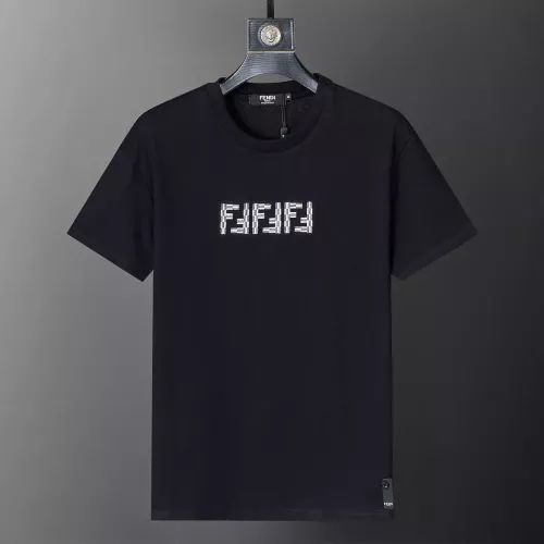 Fendi T-Shirts Short Sleeved For Men #1277634 $25.00 USD, Wholesale Replica Fendi T-Shirts