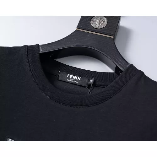 Replica Fendi T-Shirts Short Sleeved For Men #1277634 $25.00 USD for Wholesale