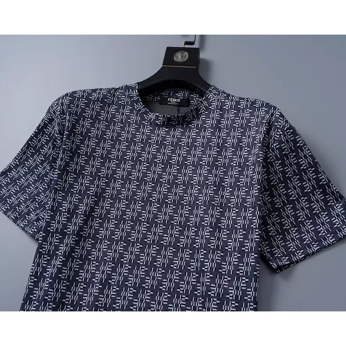 Replica Fendi T-Shirts Short Sleeved For Men #1277636 $25.00 USD for Wholesale