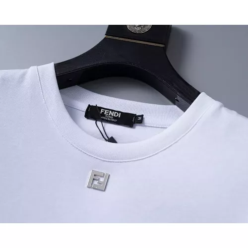 Replica Fendi T-Shirts Short Sleeved For Men #1277640 $25.00 USD for Wholesale