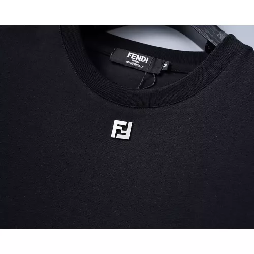 Replica Fendi T-Shirts Short Sleeved For Men #1277642 $25.00 USD for Wholesale