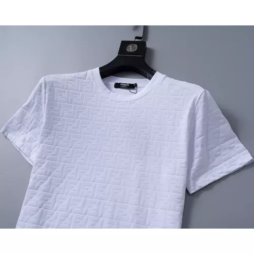 Replica Fendi T-Shirts Short Sleeved For Men #1277708 $25.00 USD for Wholesale