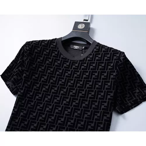 Replica Fendi T-Shirts Short Sleeved For Men #1277709 $25.00 USD for Wholesale