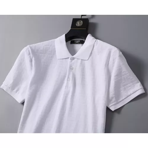 Replica Fendi T-Shirts Short Sleeved For Men #1277784 $27.00 USD for Wholesale