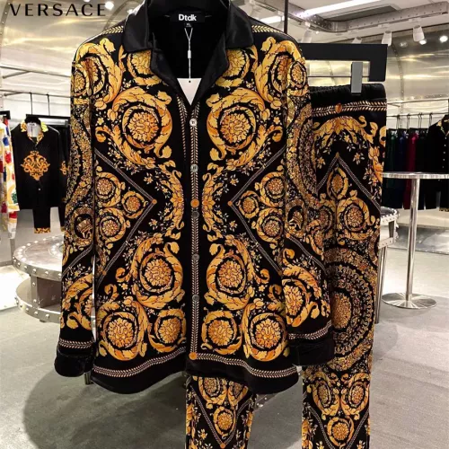 Versace Tracksuits Long Sleeved For Men #1277806 $92.00 USD, Wholesale Replica Versace Tracksuits