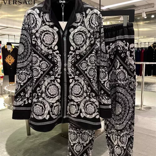 Versace Tracksuits Long Sleeved For Men #1277807 $92.00 USD, Wholesale Replica Versace Tracksuits