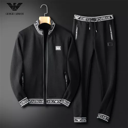 Armani Tracksuits Long Sleeved For Men #1277811 $92.00 USD, Wholesale Replica Armani Tracksuits