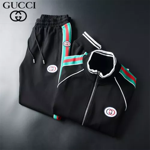 Replica Gucci Tracksuits Long Sleeved For Men #1277816 $92.00 USD for Wholesale