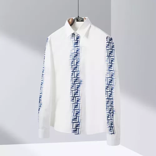 Fendi Shirts Long Sleeved For Men #1277817 $72.00 USD, Wholesale Replica Fendi Shirts