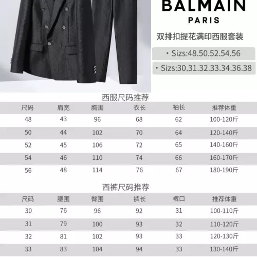 Replica Balmain Pants For Men #1277862 $72.00 USD for Wholesale