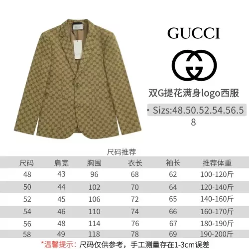 Replica Gucci Jackets Long Sleeved For Men #1277882 $100.00 USD for Wholesale