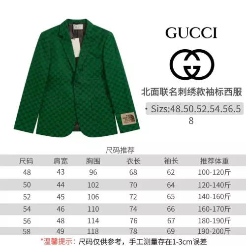 Replica Gucci Jackets Long Sleeved For Men #1277883 $100.00 USD for Wholesale