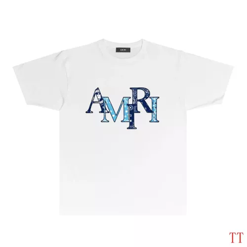 Amiri T-Shirts Short Sleeved For Unisex #1278212 $32.00 USD, Wholesale Replica Amiri T-Shirts