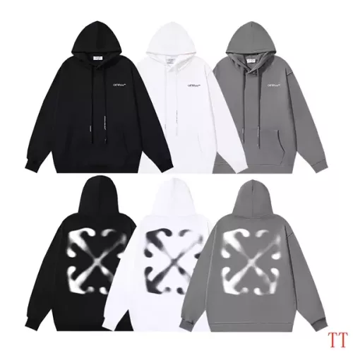 Replica Off-White Hoodies Long Sleeved For Unisex #1278355 $52.00 USD for Wholesale