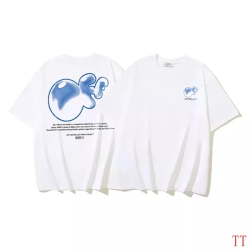 Off-White T-Shirts Short Sleeved For Unisex #1278384 $29.00 USD, Wholesale Replica Off-White T-Shirts