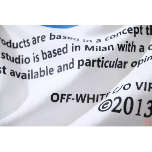 Replica Off-White T-Shirts Short Sleeved For Unisex #1278384 $29.00 USD for Wholesale