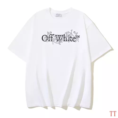 Off-White T-Shirts Short Sleeved For Unisex #1278385 $29.00 USD, Wholesale Replica Off-White T-Shirts