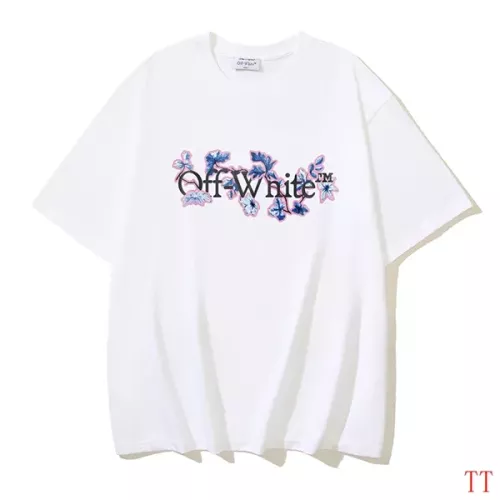 Off-White T-Shirts Short Sleeved For Unisex #1278387 $29.00 USD, Wholesale Replica Off-White T-Shirts