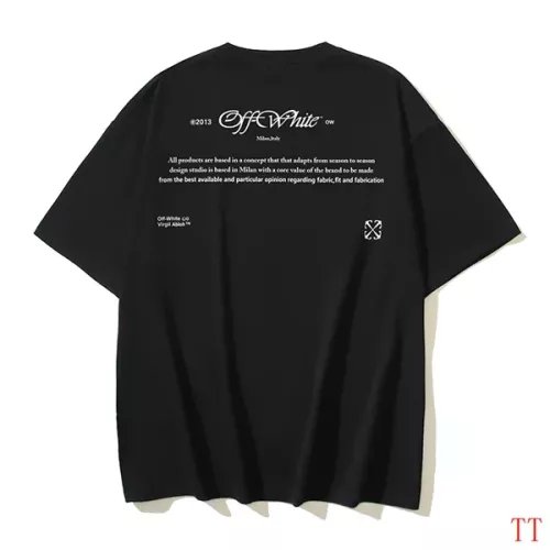 Replica Off-White T-Shirts Short Sleeved For Unisex #1278391 $32.00 USD for Wholesale