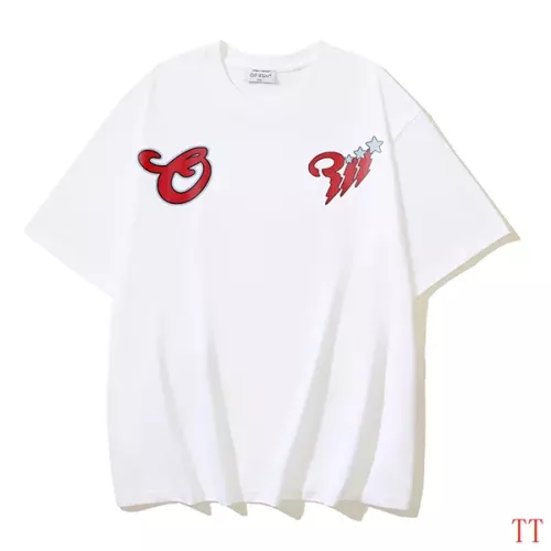 Off-White T-Shirts Short Sleeved For Unisex #1278394 $32.00 USD, Wholesale Replica Off-White T-Shirts