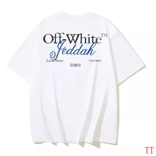 Off-White T-Shirts Short Sleeved For Unisex #1278398 $29.00 USD, Wholesale Replica Off-White T-Shirts