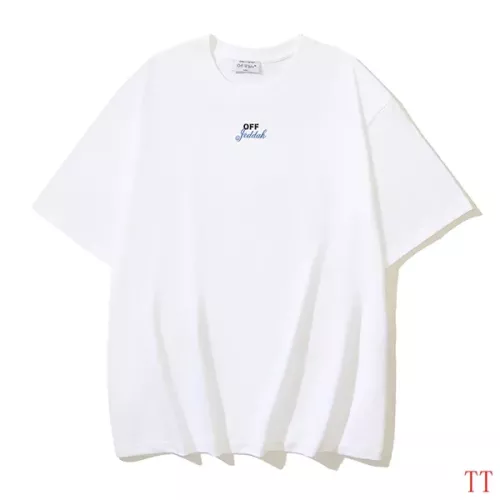 Replica Off-White T-Shirts Short Sleeved For Unisex #1278398 $29.00 USD for Wholesale