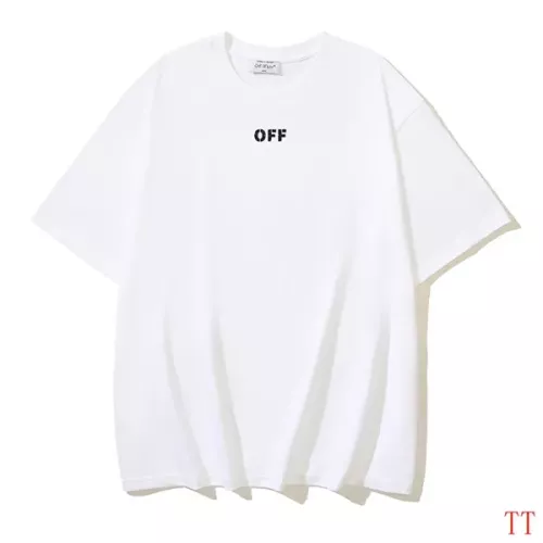 Replica Off-White T-Shirts Short Sleeved For Unisex #1278402 $29.00 USD for Wholesale