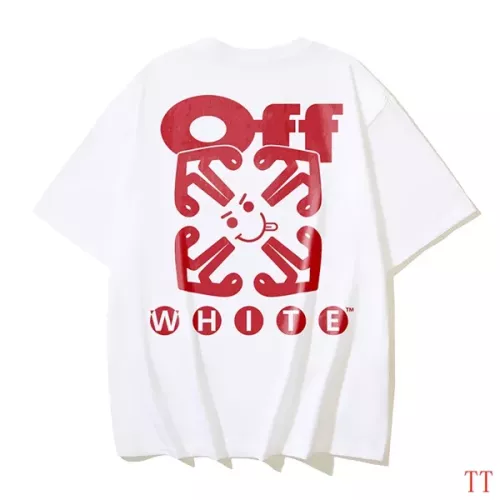 Off-White T-Shirts Short Sleeved For Unisex #1278403 $29.00 USD, Wholesale Replica Off-White T-Shirts