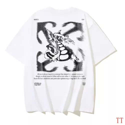 Off-White T-Shirts Short Sleeved For Unisex #1278409 $29.00 USD, Wholesale Replica Off-White T-Shirts