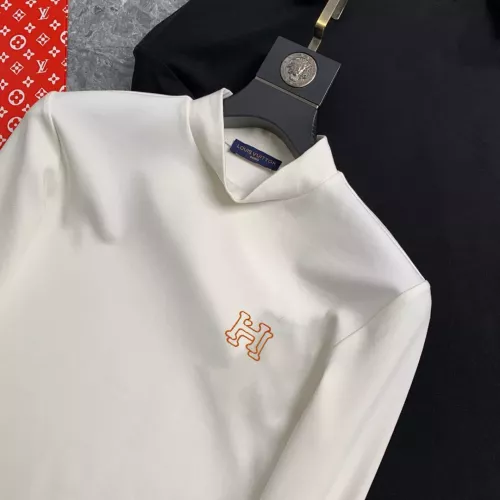 Replica Hermes T-Shirts Long Sleeved For Men #1278449 $45.00 USD for Wholesale