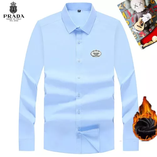 Prada Shirts Long Sleeved For Unisex #1278665 $42.00 USD, Wholesale Replica Prada Shirts