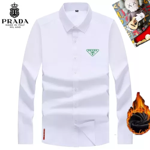 Prada Shirts Long Sleeved For Unisex #1278696 $42.00 USD, Wholesale Replica Prada Shirts