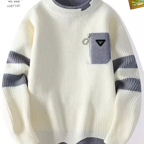 Prada Sweater Long Sleeved For Men #1278783 $48.00 USD, Wholesale Replica Prada Sweater