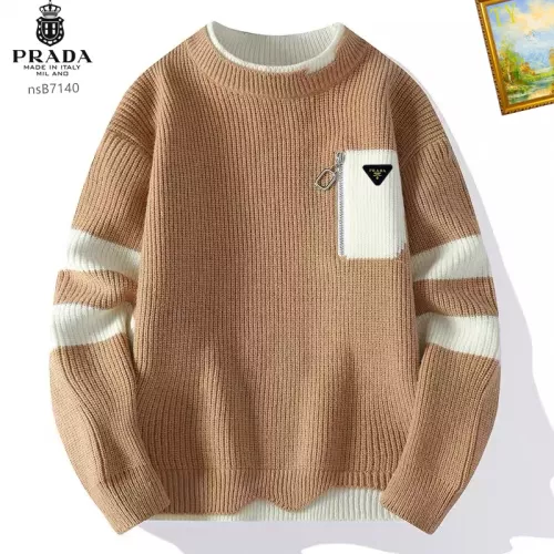 Prada Sweater Long Sleeved For Men #1278784 $48.00 USD, Wholesale Replica Prada Sweater