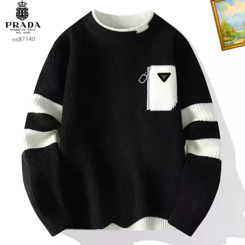 Prada Sweater Long Sleeved For Men #1278785 $48.00 USD, Wholesale Replica Prada Sweater