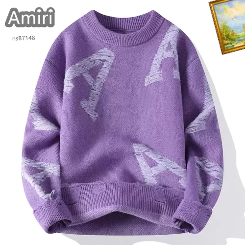 Amiri Sweaters Long Sleeved For Men #1278790 $48.00 USD, Wholesale Replica Amiri Sweaters