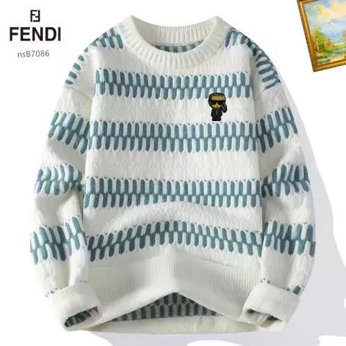 Fendi Sweaters Long Sleeved For Men #1278815 $48.00 USD, Wholesale Replica Fendi Sweaters