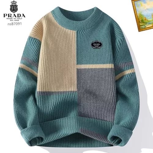 Prada Sweater Long Sleeved For Men #1278821 $48.00 USD, Wholesale Replica Prada Sweater