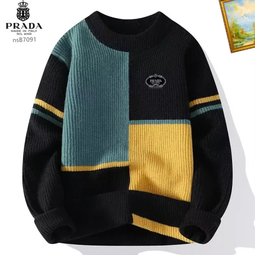 Prada Sweater Long Sleeved For Men #1278822 $48.00 USD, Wholesale Replica Prada Sweater