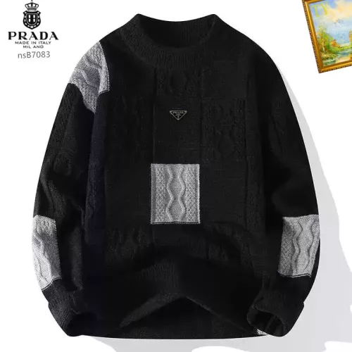 Prada Sweater Long Sleeved For Men #1278829 $48.00 USD, Wholesale Replica Prada Sweater