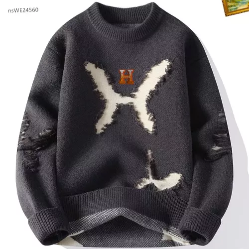 Hermes Sweaters Long Sleeved For Men #1278832 $48.00 USD, Wholesale Replica Hermes Sweaters